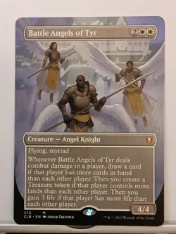 MTG Battle Angels of TYR Battle for Baldur's Gate Borderless Mythic Rare Card - Image 1