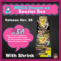 [Sealed] Mega Dream ex M2a Booster Box High Class Pokemon Card Japanese W/Shrink - Image 1