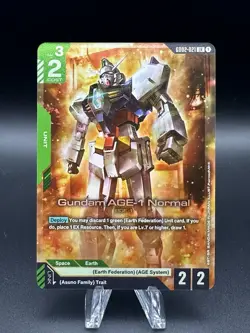 Gundam AGE-1 Normal (GD02-021) [Foil] (NM) - Gundam Card Game - Dual Impact - Image 1
