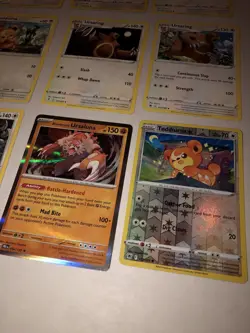 Lot Of 9 Teddiursa and Ursaring Pokemon Cards - Image 2