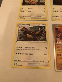 Lot Of 9 Teddiursa and Ursaring Pokemon Cards - Image 5