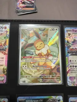 Pokemon Card ~Lot Of 8~ Eevee Promo, 4 prismatic Stamped, 3 Regular Eeveelutions - Image 2