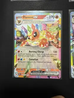Pokemon Card ~Lot Of 8~ Eevee Promo, 4 prismatic Stamped, 3 Regular Eeveelutions - Image 4