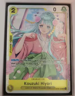 OP06-106 Kouzuki Hiyori : Super Rare One Piece English TCG Card CCG - Image 1