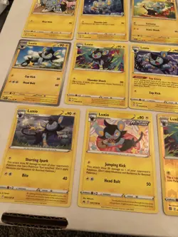 Lot Of 15 Shinx and Luxio Pokemon Cards - Image 3