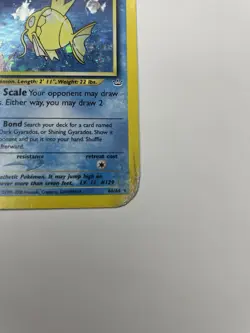 Pokemon TCG Shining Magikarp Holo Card 66/64 - HP/Damaged - Image 2