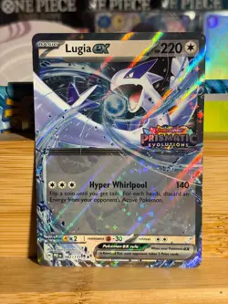 LUGIA ex 082/131 Prismatic Evolutions Stamped Pokemon Card TCG Near Mint - Image 1