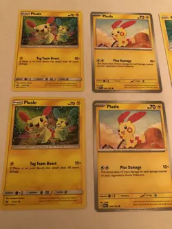 Lot Of 6 Plusle Pokemon Cards - Image 2