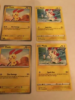 Lot Of 6 Plusle Pokemon Cards - Image 3