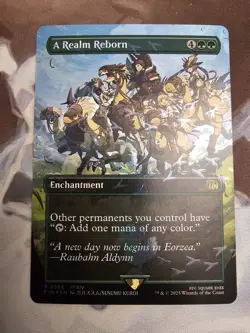 A Realm Reborn 566 Borderless Chocobo Track Foil Final Fantasy Rare Promo MTG EN - Image 1