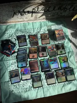 100+ Card Magic The Gathering Lot 22 of them Holos From Spiderman 2025 Mtg Tcg - Image 1