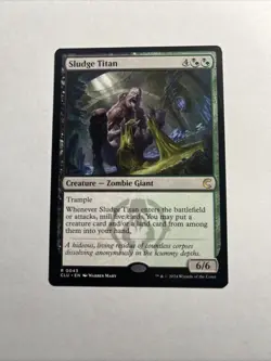 Sludge Titan - Ravnica: Clue Edition MTG Plus Bonus Card!!! - Image 1