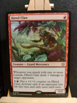 Hired Claw - Bloomburrow - Rare - NM (see pics) MTG - Image 1