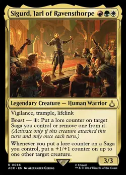 MTG Assassin's Creed *FOIL* R Sigurd, Jarl of Ravensthorpe #0066 - Image 1