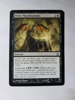 Dimir Machinations NM/M Ravnica Black Sorcery 84/306 Regular Uncommon MTG Magic - Image 1