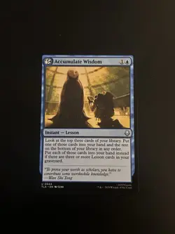 Accumulate Wisdom Avatar MTG - Image 1