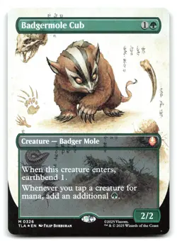 Badgermole Cub (Foil - Borderless) #326 Avatar: The Last Airbender - Image 1