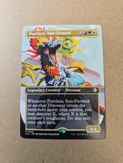 Pantlaza, Sun-Favored (Borderless) Commander: the Lost Caverns of Ixalan Regular - Image 1