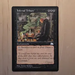 Infernal Tribute | Weatherlight - Magic the Gathering - EX/LP - FREE SHIP - Image 1