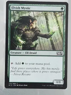 MTG Elvish Mystic 173 Magic 2015 REGULAR uncommon NM - Image 1