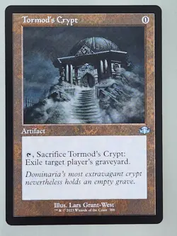 MTG Tormod's Crypt 388 Retro Frame Dominaria Remastered DMR regular uncommon NM - Image 1