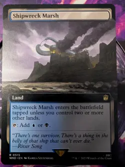 MTG Shipwreck Marsh (Extended Art) Universes Beyond: Doctor Who Regular NM - Image 1