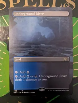 MTG Underground River (Borderless) The Brothers' War Regular NM - Image 1