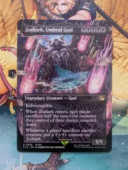 MTG Universe's Beyond Final Fantasy Zodiark, Umbral God (Borderless) Regular NM - Image 1