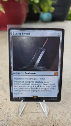 Magic the Gathering Buster Sword Final Fantasy Mythic Rare Non Foil 0255 - Image 1