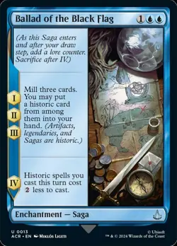 Ballad of the Black Flag - Assassin's Creed #0013 MTG Magic The Gathering - Image 1