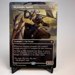 MTG Skyknight Squire (Borderless) (301) | NM | Foundations {FDN} - Image 1
