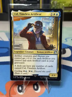 NM Cid, Timeless Artificer, MTG, Final Fantasy, Magic the Gathering, 419 - Image 1