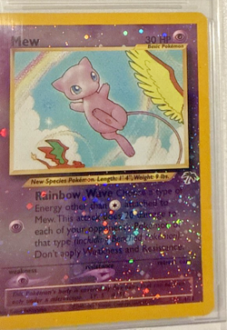 BGS 9 2001 Pokemon Southern Islands Promo Mew Holo #1 - Image 3