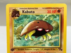 Kabuto 50/62 Fossil 1st Edition WOTC Pokemon Card - Lightly Played - Image 3
