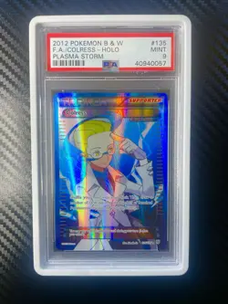 Colress (Team Plasma) (135 Full Art) 135/135 Plasma Storm Holo Pokemon PSA 9 - Image 1