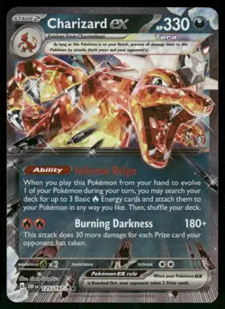 Charizard ex - 125/197 Double Rare Holo NM Pokemon SV03: Obsidian Flames - Image 1