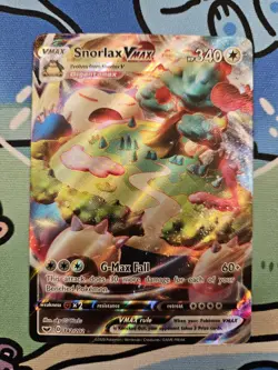 Pokemon TCG: Snorlax VMAX Ultra Rare (142/202) Sword & Shield: Base Set NM - Image 2