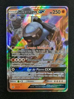 Carte Pokemon : Megapagos GX Ultra Rare 2020 Soleil & Lune SM239 Exc 🇲🇫 - Image 1