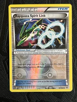 Pokemon TCG Rayquaza Spirit Link 87/108 Roaring Skies Reverse Holo (English)-MP - Image 3