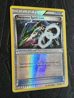 Pokemon TCG Rayquaza Spirit Link 87/108 Roaring Skies Reverse Holo (English)-MP - Image 4