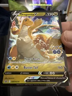 Pokemon TCG Dragonite V Sword & Shield SWSH235 Holo Promo Promo T187 - Image 1