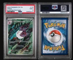 Arbok 176/162 Illustration Rare Temporal Forces EN PSA 9 MINT 2024 Pokemon TCG - Image 1