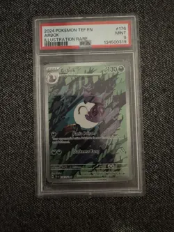 Arbok 176/162 Illustration Rare Temporal Forces EN PSA 9 MINT 2024 Pokemon TCG - Image 5