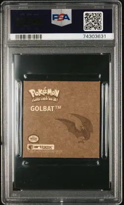 PSA 9 MINT 1999 Pokemon Artbox Series 1 Gold Sticker Golbat #G16 Low Pop-19 - Image 2