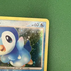 Pokemon TCG Piplup POP RARE PROMO Cosmos Holo DP03 2007 LP/NM - Image 3
