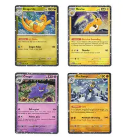 Pokemon 151 Sam’s Club Mini Tin COSMOS PROMOS Gengar, Dragonite, Raichu, Machamp - Image 1