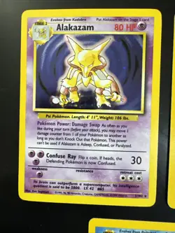 Pokemon 1999 Base Set HOLOS Lot of 3,Alakazam,Zapdos,Poliwrath - Image 2