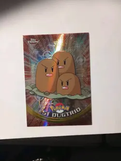 Topps Chrome 2000 Pokemon T.V. #51 Dugtrio Spectra. Great condition - Image 1