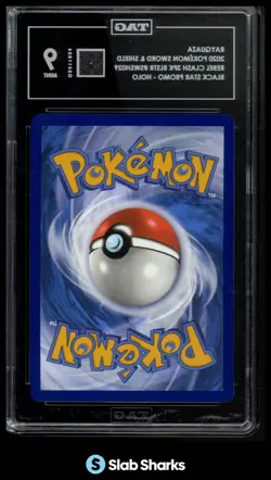 2020 POKEMON SWORD & SHIELD BLACK STAR PROMOS #SWSH029 RAYQUAZA HOLO TAG 9 - Image 2
