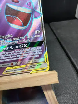 Gengar & Mimikyu GX 164/181 Pokemon tag Team Up LP Pokemon TCG damaged SEE PICS - Image 2